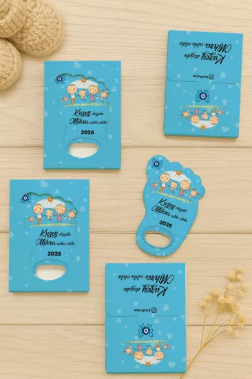 Ayak İzi Açacak Magnet | Bebek Hediyelikleri