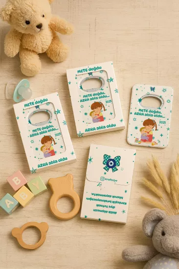 Yeni Doğan ve Baby Shower Açacak Magnet | Kutulu Hediyelik