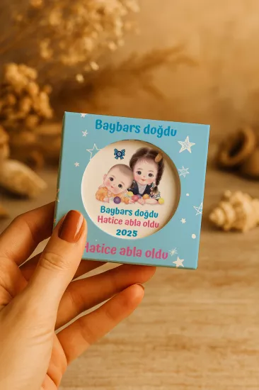 Kutulu Metal Açacak Magnet Hediyelik