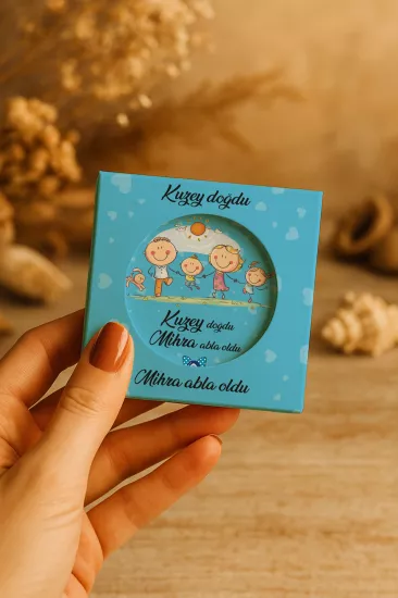 Kutulu Metal Açacak Magnet Hediyelik
