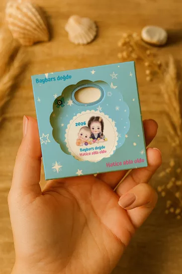 Kutulu Papatya Bardak Altlığı Açacak Magnet