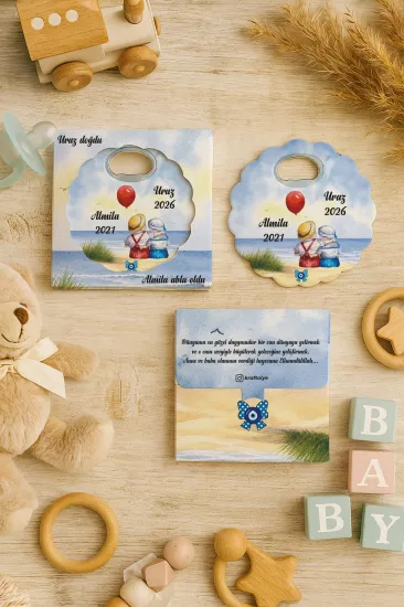 Kutulu Papatya Bardak Altlığı Açacak Magnet