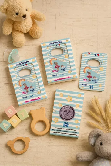 Mühürlü Açacak Magnet – Bebek Hediyesi