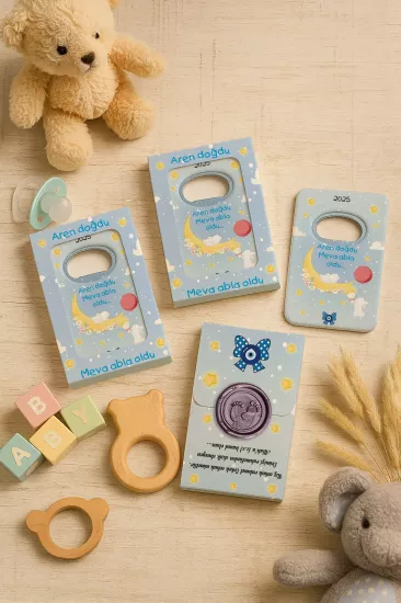 Mühürlü Açacak Magnet – Bebek Hediyesi