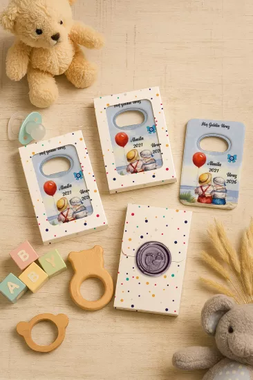Mühürlü Açacak Magnet – Bebek Hediyesi