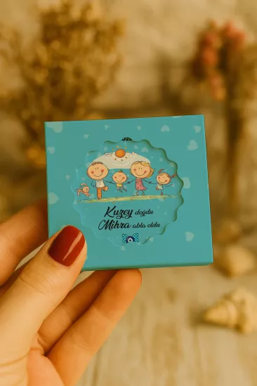 Kişiye Özel Mühürlü Kutulu Kapak Şekilli Açacak Magnet | Özel Gün Hediyelikleri
