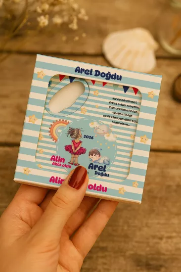 Mühürlü Kutulu Bardak Altlığı Açacak Magnet