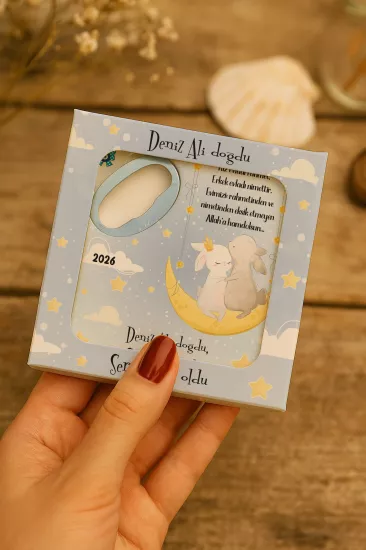 Mühürlü Kutulu Bardak Altlığı Açacak Magnet
