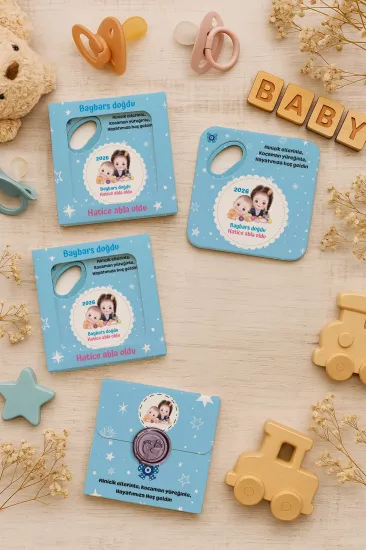 Mühürlü Kutulu Bardak Altlığı Açacak Magnet