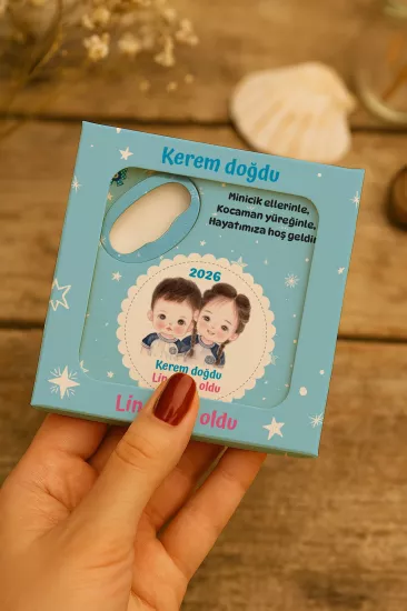 Mühürlü Kutulu Bardak Altlığı Açacak Magnet