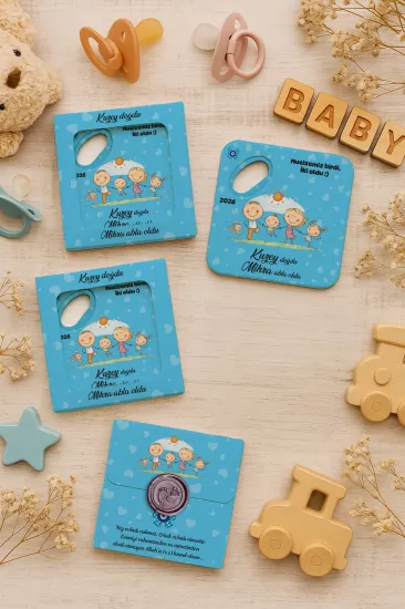 Mühürlü Kutulu Bardak Altlığı Açacak Magnet