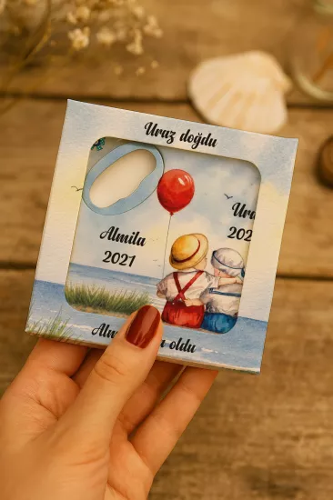 Mühürlü Kutulu Bardak Altlığı Açacak Magnet