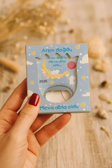 Mühürlü Kutulu Lale Açacak Magnet Hediyelik