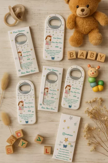 Bebek & Doğum Günü Kutulu Açacak Magnet