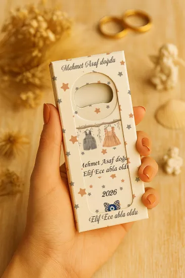 Mühürlü Kutulu Uzun Açacak Magnet
