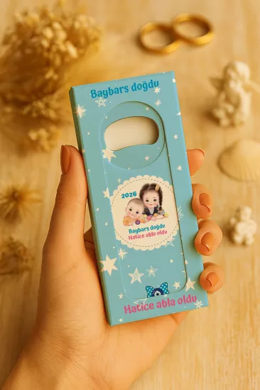Mühürlü Kutulu Uzun Açacak Magnet