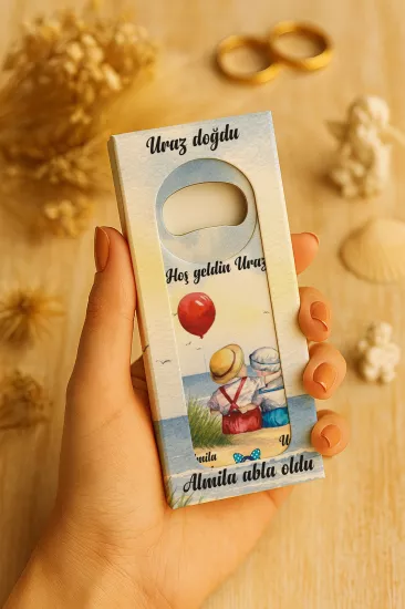 Mühürlü Kutulu Uzun Açacak Magnet