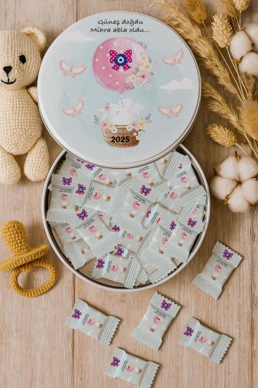 Kişiye Özel Metal Kutulu Madlen Çikolata – Doğum Günü & Baby Shower