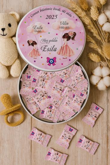 Kişiye Özel Metal Kutulu Madlen Çikolata – Doğum Günü & Baby Shower