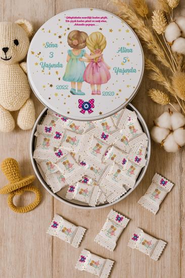 Kişiye Özel Metal Kutulu Madlen Çikolata – Doğum Günü & Baby Shower