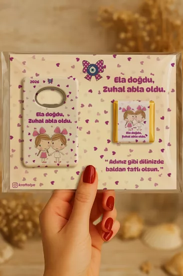 Çikolatalı Açacak Magnet – Bebek Hediyesi Magnet