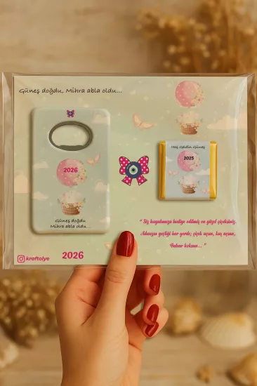 Çikolatalı Açacak Magnet – Bebek Hediyesi Magnet