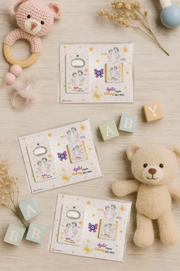Çikolatalı Açacak Magnet – Bebek Hediyesi Magnet