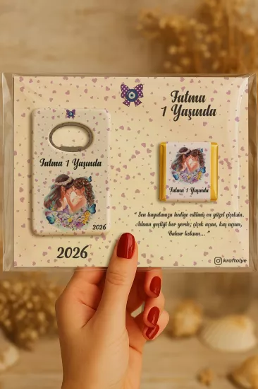 Çikolatalı Açacak Magnet – Bebek Hediyesi Magnet