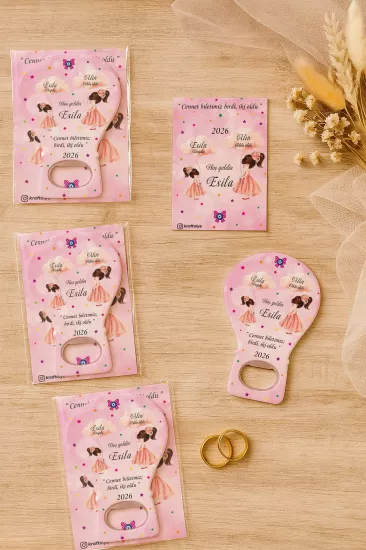 Jelatin Kartlı Bebek Hediyesi Balon Açacak Magnet | Baby Shower – Doğum Günü – Diş Buğdayı