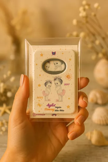 Kartlı Açacak Magnet | Bebek ve Baby Shower Hediyesi