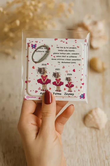 Doğum Günü & Baby Shower Dikdörtgen Açacak Magnet