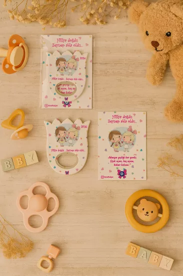 Bebek & Doğum Günü Kartlı Lale Açacak