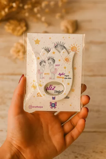 Bebek & Doğum Günü Kartlı Lale Açacak