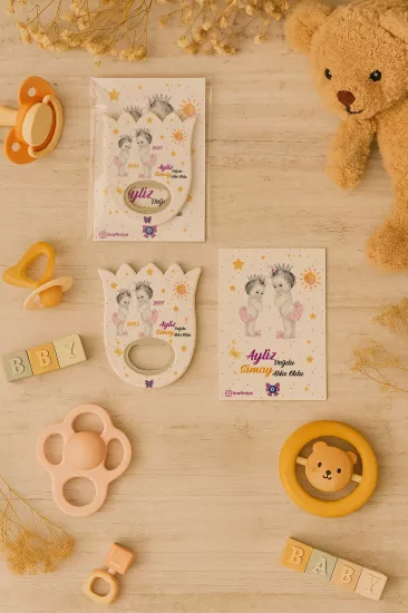 Bebek & Doğum Günü Kartlı Lale Açacak