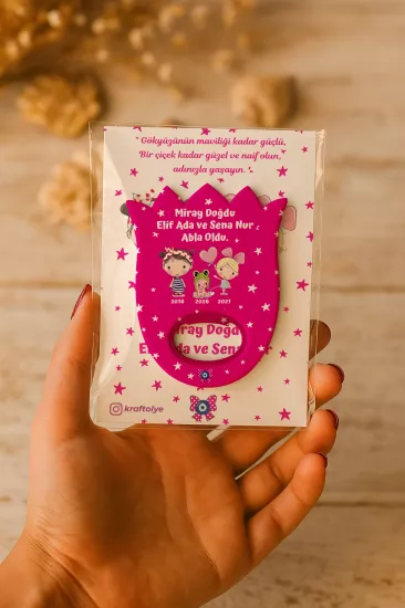 Bebek & Doğum Günü Kartlı Lale Açacak