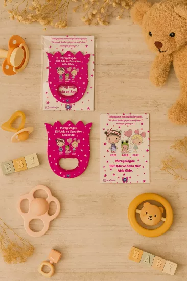 Bebek & Doğum Günü Kartlı Lale Açacak