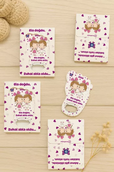Ayak İzi Açacak Magnet | Bebek Hediyelikleri
