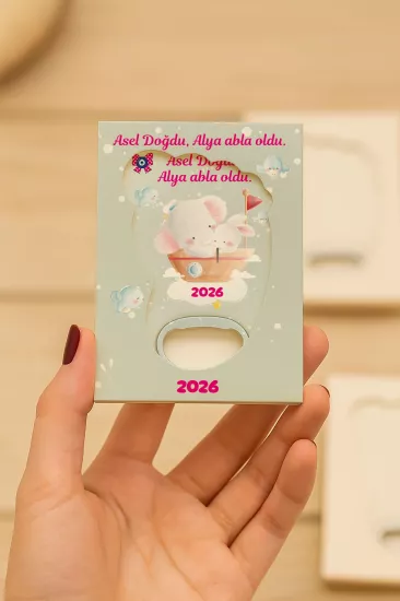 Ayak İzi Açacak Magnet | Bebek Hediyelikleri