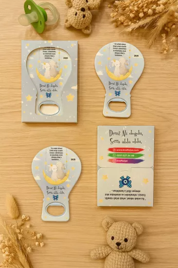 Kutulu Balon Açacak Magnet – Yeni Doğan, Baby Shower, Doğum Günü, Diş Buğdayı Hediyesi