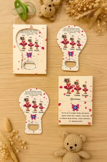 Kutulu Balon Açacak Magnet – Yeni Doğan, Baby Shower, Doğum Günü, Diş Buğdayı Hediyesi