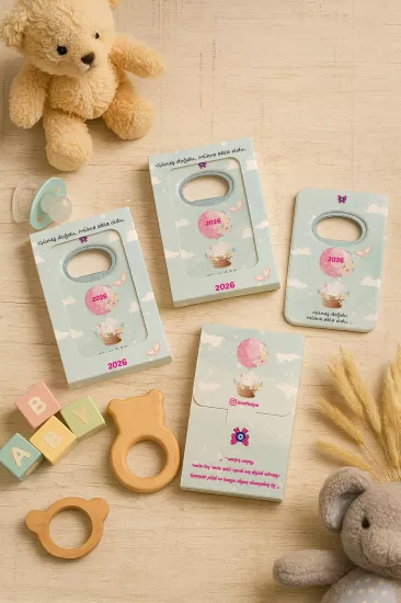 Yeni Doğan ve Baby Shower Açacak Magnet | Kutulu Hediyelik