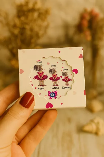 Kişiye Özel Kutulu Açacak Magnet|Özel Gün Hediyesi