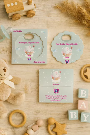Kutulu Papatya Bardak Altlığı Açacak Magnet