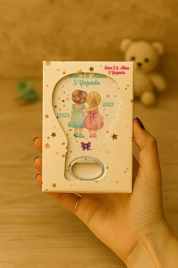 Mühürlü Kutulu Balon Açacak Magnet – Yeni Doğan, Doğum Günü, Baby Shower, Diş Buğdayı Hediyesi