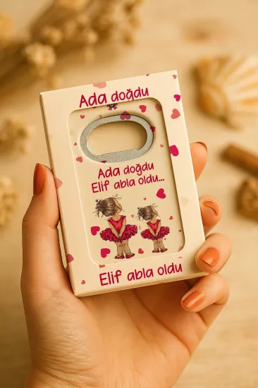 Mühürlü Açacak Magnet – Bebek Hediyesi