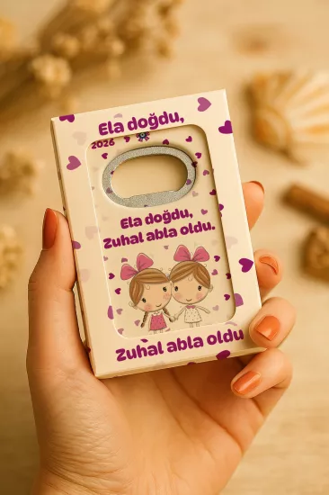 Mühürlü Açacak Magnet – Bebek Hediyesi