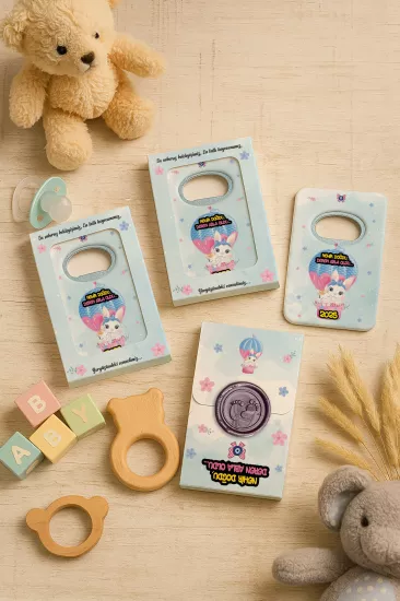 Mühürlü Açacak Magnet – Bebek Hediyesi