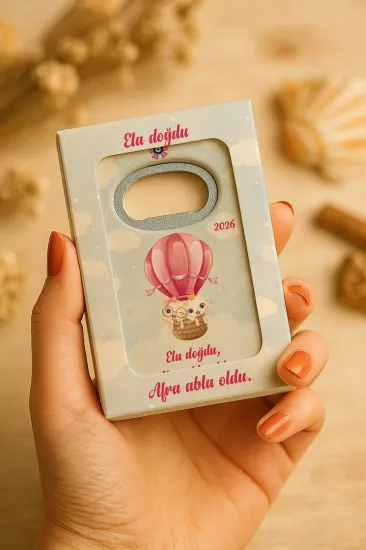 Mühürlü Açacak Magnet – Bebek Hediyesi