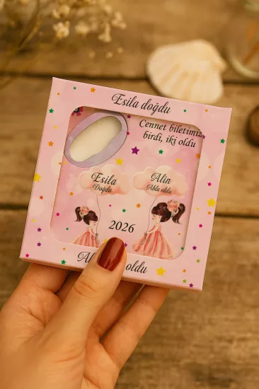 Mühürlü Kutulu Bardak Altlığı Açacak Magnet