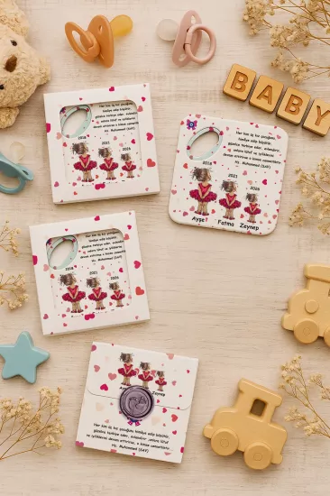Mühürlü Kutulu Bardak Altlığı Açacak Magnet
